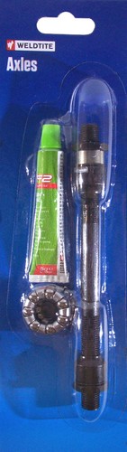 Weldtite set rear hollow axle - weldtite,