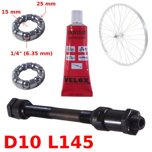 Set rear hollow axle - set, 10