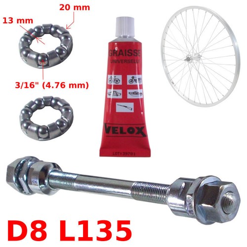 Set front axle 135 - front, x